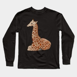 Baby Giraffe Long Sleeve T-Shirt